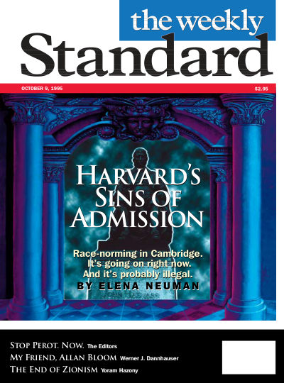 Cover of The Weekly Standard, October 9, 1995