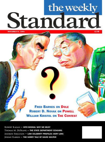 Cover of The Weekly Standard, November 6, 1995