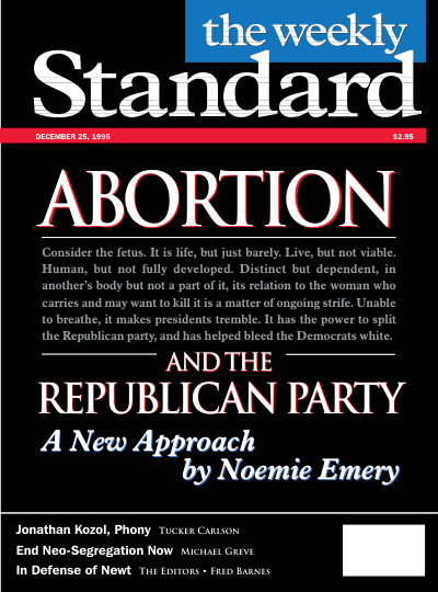 Cover of The Weekly Standard, December 25, 1995