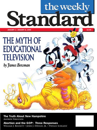 Cover of The Weekly Standard, January 1, 1996