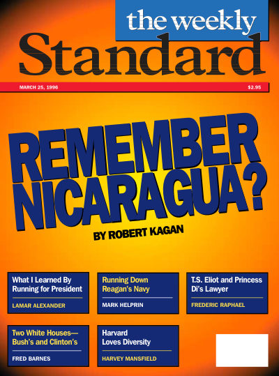 Cover of The Weekly Standard, March 25, 1996