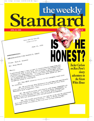 Cover of The Weekly Standard, April 22, 1996