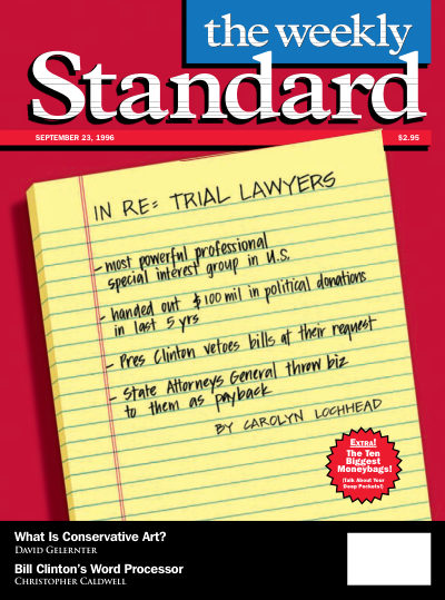 Cover of The Weekly Standard, September 23, 1996