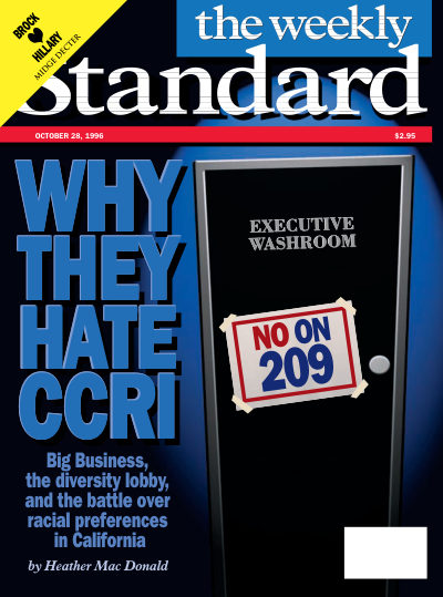 Cover of The Weekly Standard, October 28, 1996