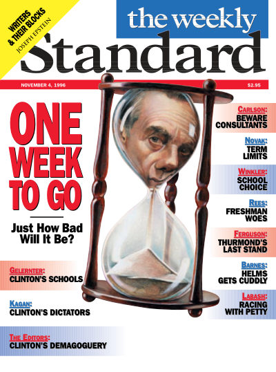 Cover of The Weekly Standard, November 4, 1996
