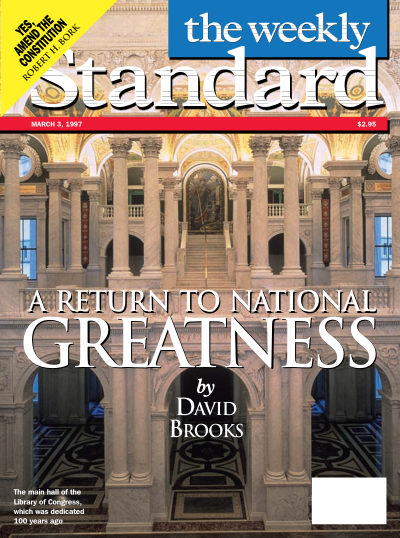Cover of The Weekly Standard, March 3, 1997