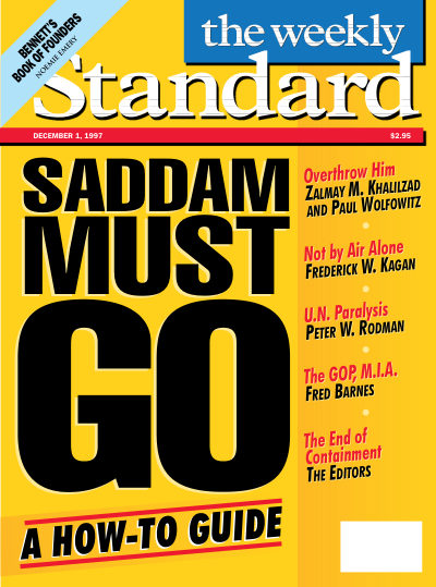 Cover of The Weekly Standard, December 1, 1997