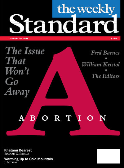 Cover of The Weekly Standard, January 19, 1998