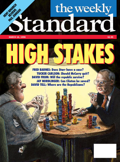 Cover of The Weekly Standard, March 16, 1998