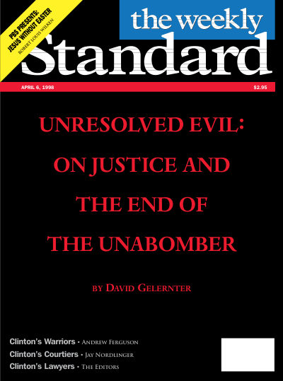 Cover of The Weekly Standard, April 6, 1998