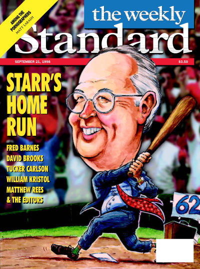 Cover of The Weekly Standard, September 21, 1998