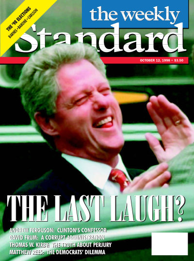 Cover of The Weekly Standard, October 12, 1998