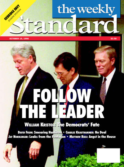 Cover of The Weekly Standard, October 19, 1998