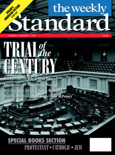Cover of The Weekly Standard, January 4, 1999