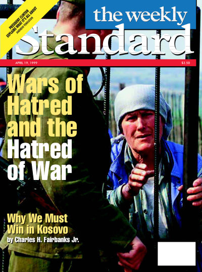 Cover of The Weekly Standard, April 19, 1999