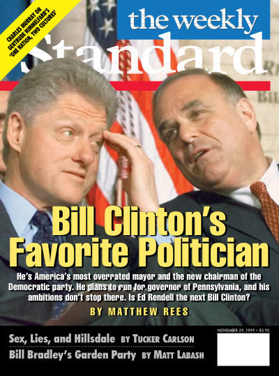 Cover of The Weekly Standard, November 29, 1999