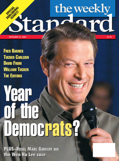 Cover of The Weekly Standard, September 25, 2000