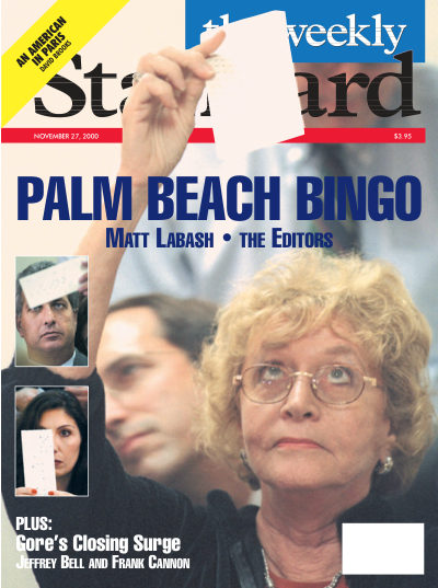 Cover of The Weekly Standard, November 27, 2000