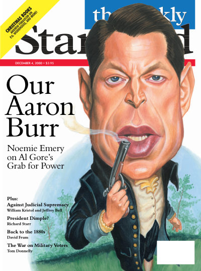 Cover of The Weekly Standard, December 4, 2000