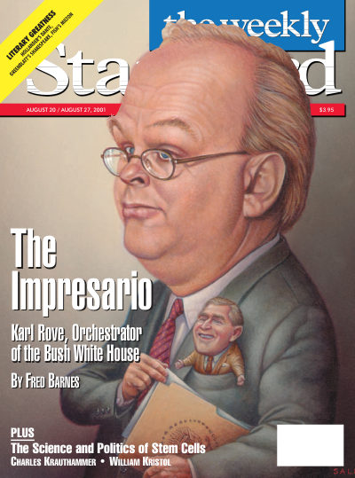Cover of The Weekly Standard, August 20, 2001