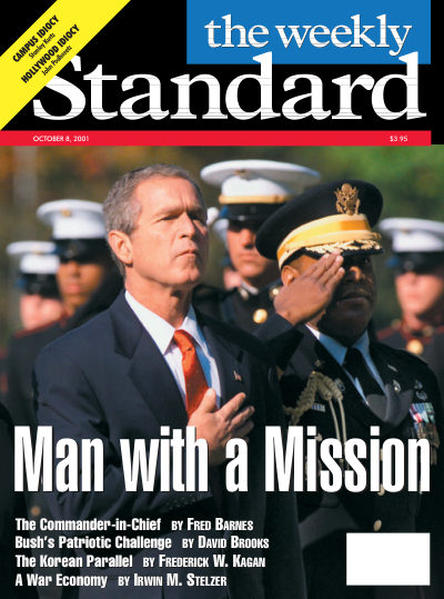 Cover of The Weekly Standard, October 8, 2001