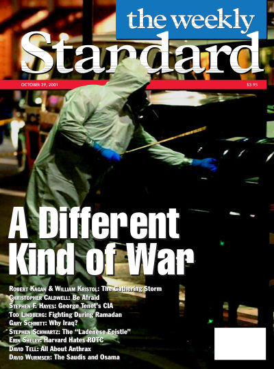 Cover of The Weekly Standard, October 29, 2001