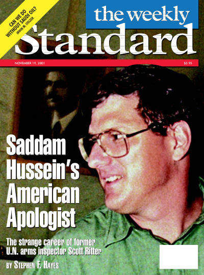 Cover of The Weekly Standard, November 19, 2001