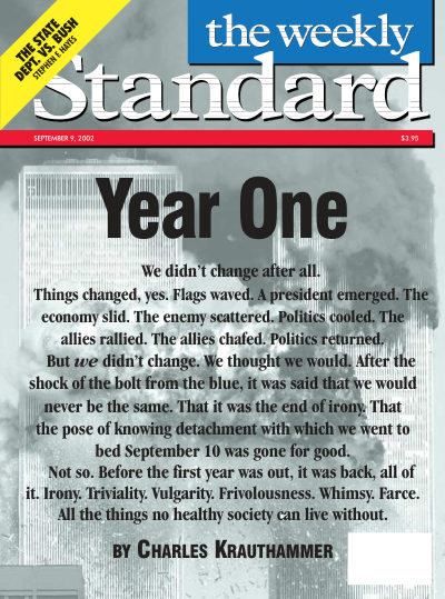 Cover of The Weekly Standard, September 9, 2002