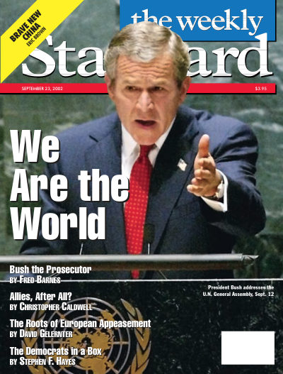 Cover of The Weekly Standard, September 23, 2002
