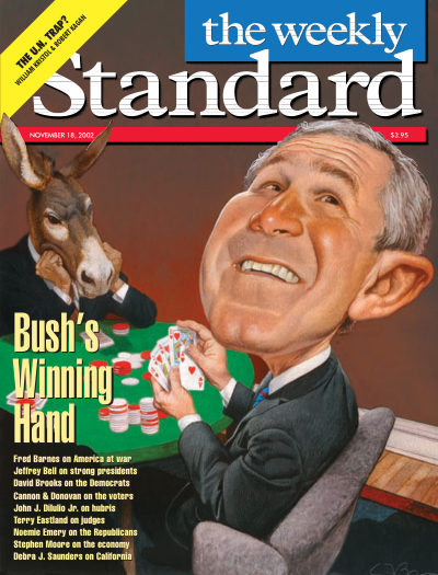 Cover of The Weekly Standard, November 18, 2002