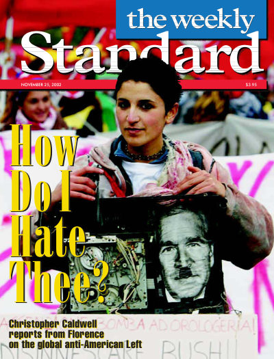 Cover of The Weekly Standard, November 25, 2002