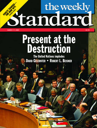 Cover of The Weekly Standard, March 17, 2003