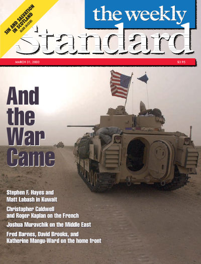 Cover of The Weekly Standard, March 31, 2003