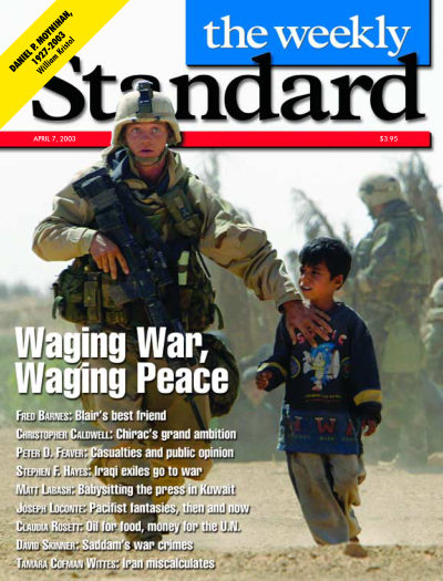 Cover of The Weekly Standard, April 7, 2003