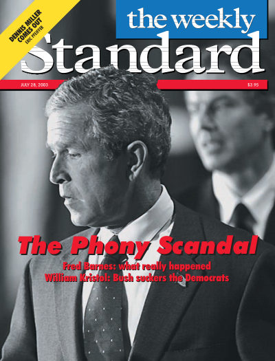 Cover of The Weekly Standard, July 28, 2003