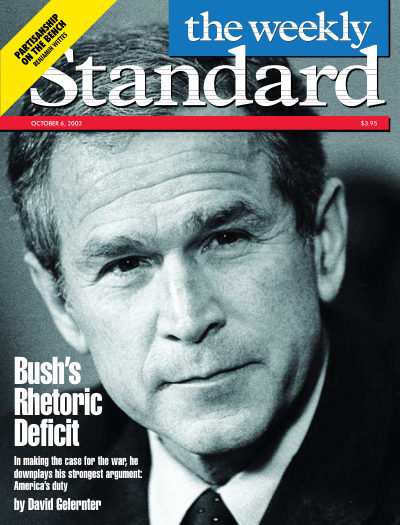 Cover of The Weekly Standard, October 6, 2003