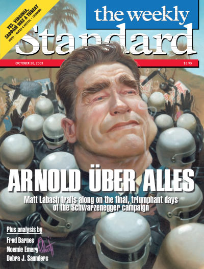 Cover of The Weekly Standard, October 20, 2003