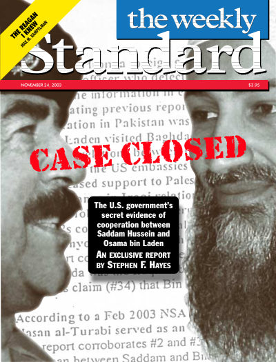 Cover of The Weekly Standard, November 24, 2003