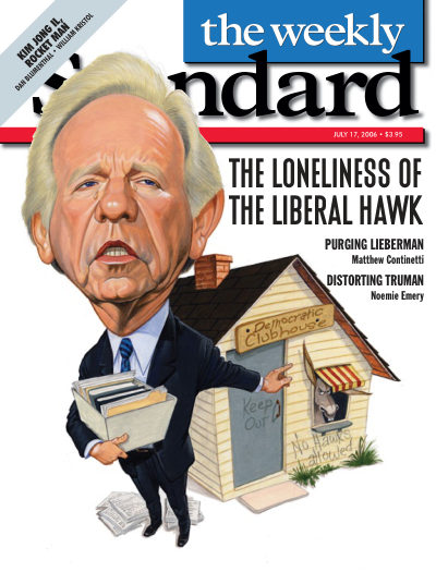 The Loneliness of the Liberal Hawk: Purging Lieberman — The Weekly Standard