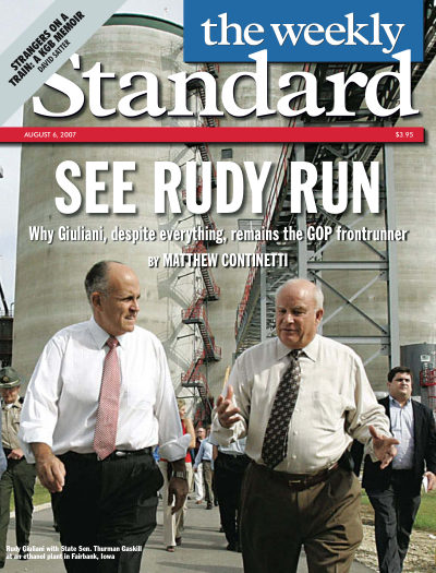 Cover of The Weekly Standard, August 6, 2007