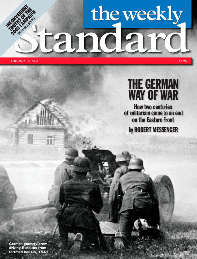 Cover of The Weekly Standard, February 18, 2008