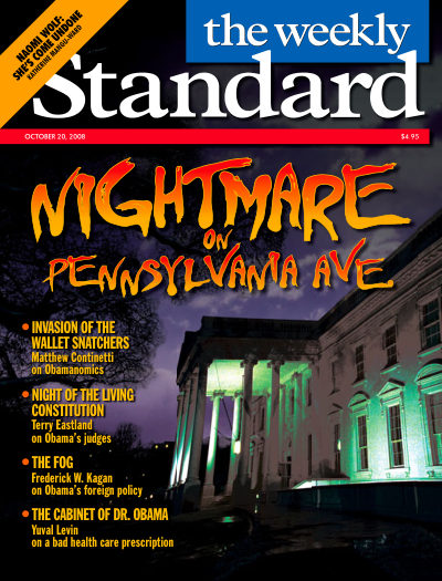 Cover of The Weekly Standard, October 20, 2008