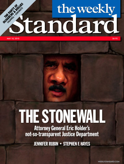 Cover of The Weekly Standard, May 10, 2010