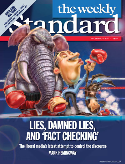 Cover of The Weekly Standard, December 19, 2011