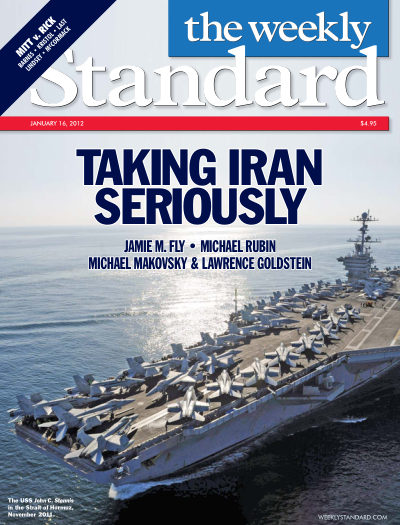 Cover of The Weekly Standard, January 16, 2012