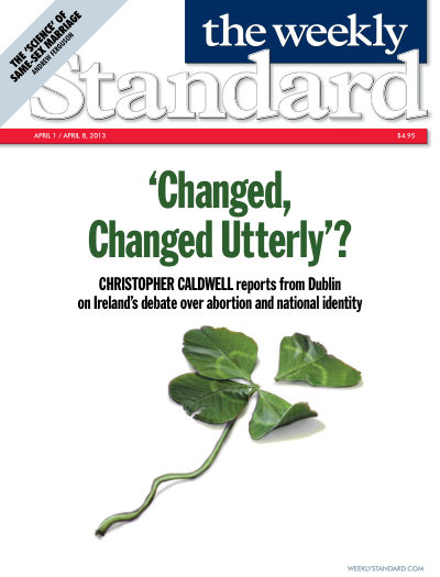 Cover of The Weekly Standard, April 1, 2013