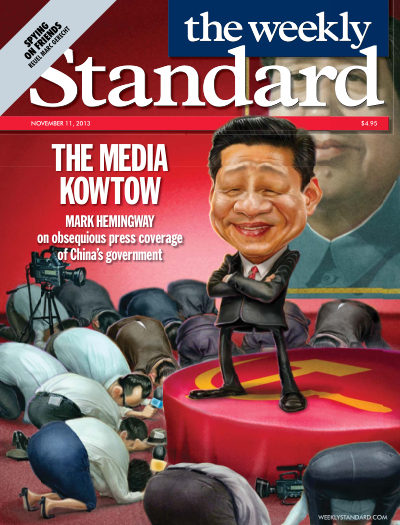 Cover of The Weekly Standard, November 11, 2013