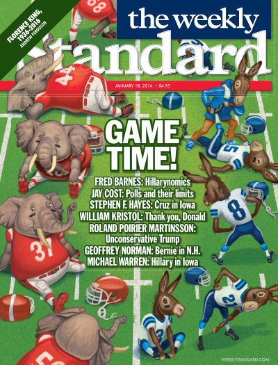 Cover of The Weekly Standard, January 18, 2016