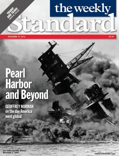 Cover of The Weekly Standard, December 19, 2016