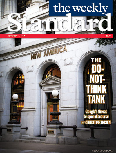 Cover of The Weekly Standard, September 18, 2017